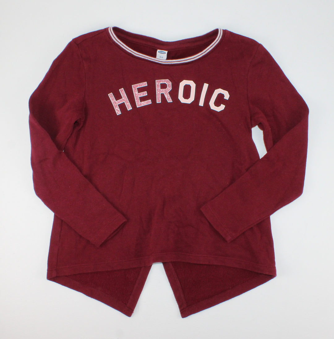 OLD NAVY MAROON THICK TOP 8Y PRE-LOVED