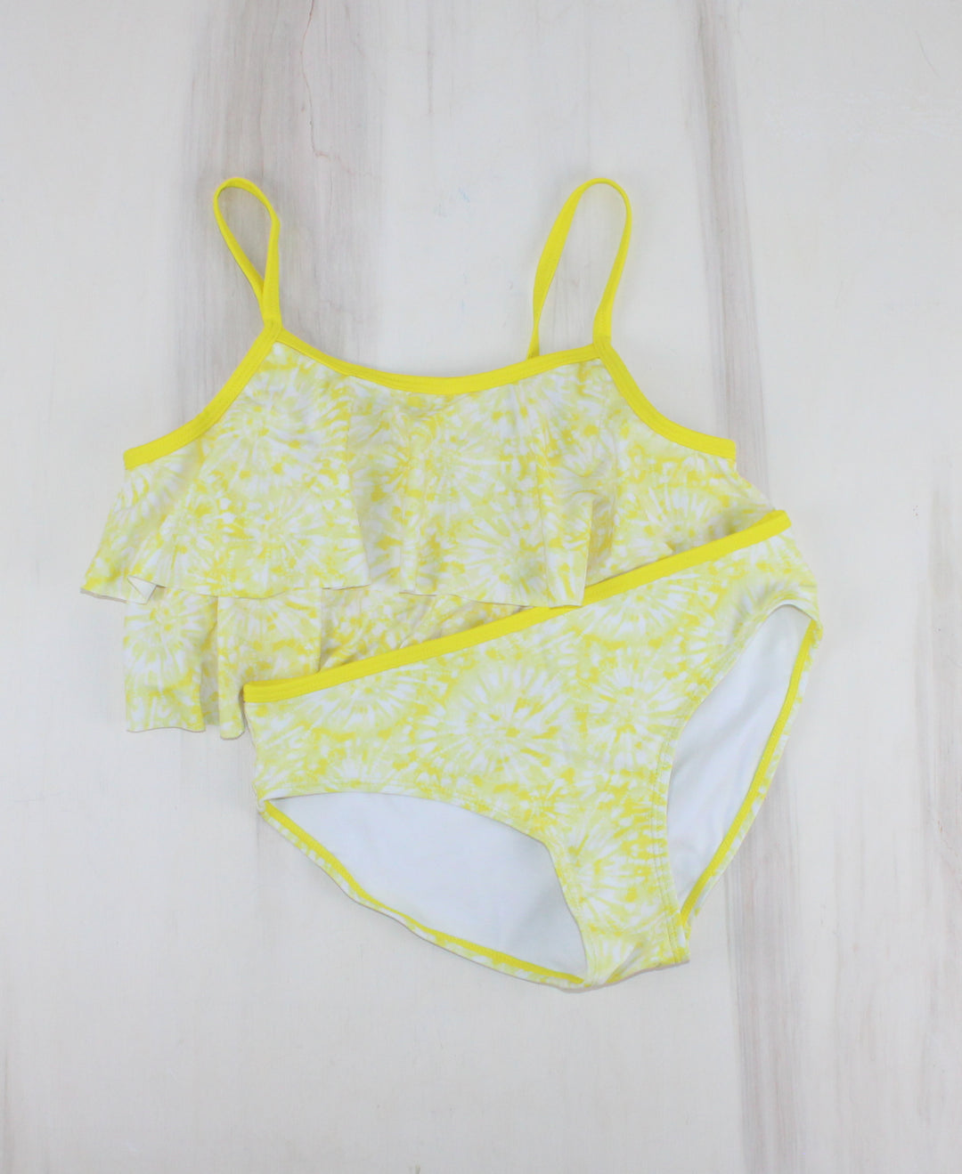 JOE FRESH YELLOW 2 PIECE SWIMSUIT 10-12Y PRE-LOVED