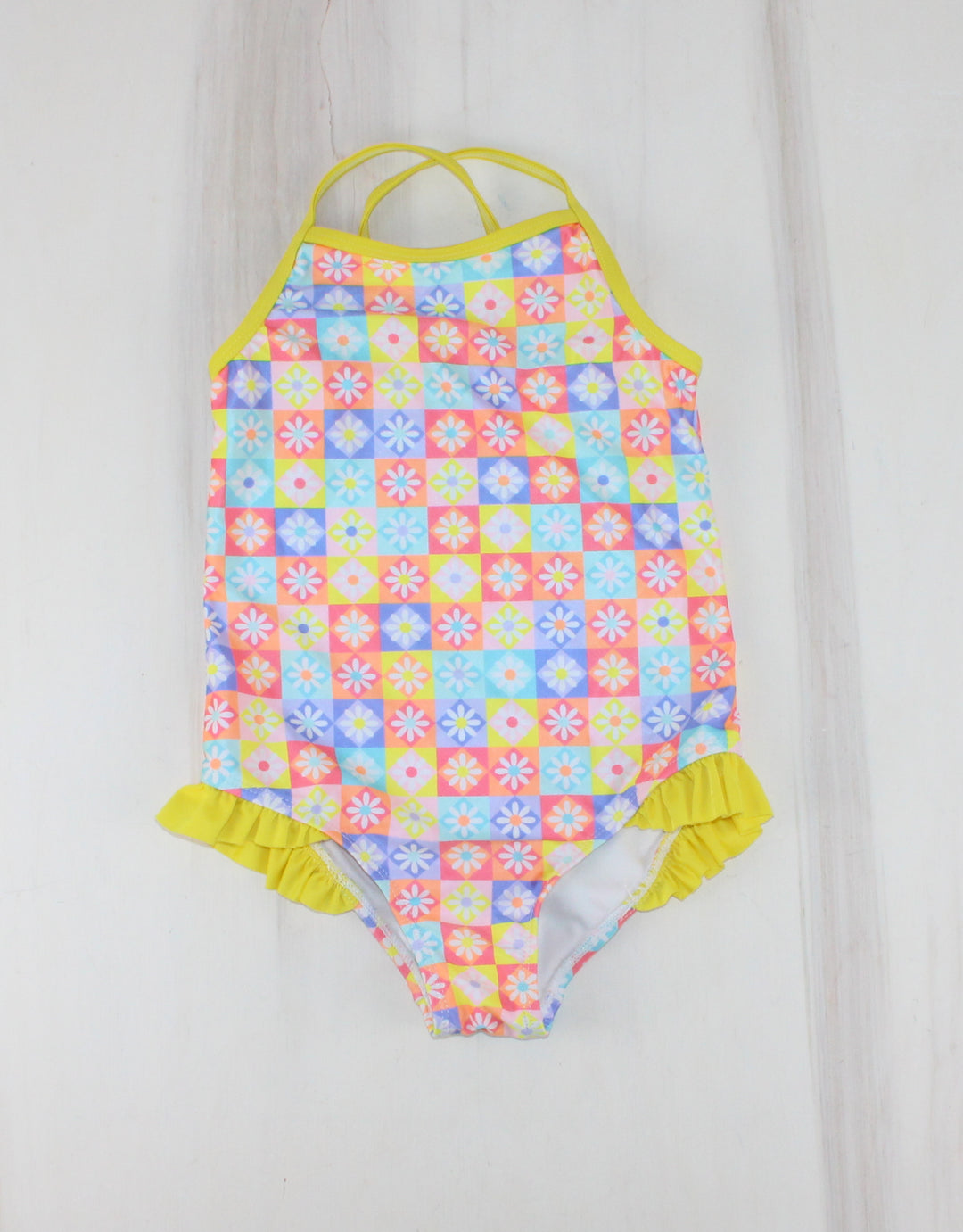 GEORGE FLORAL SWIMSUIT 5Y PRE-LOVED