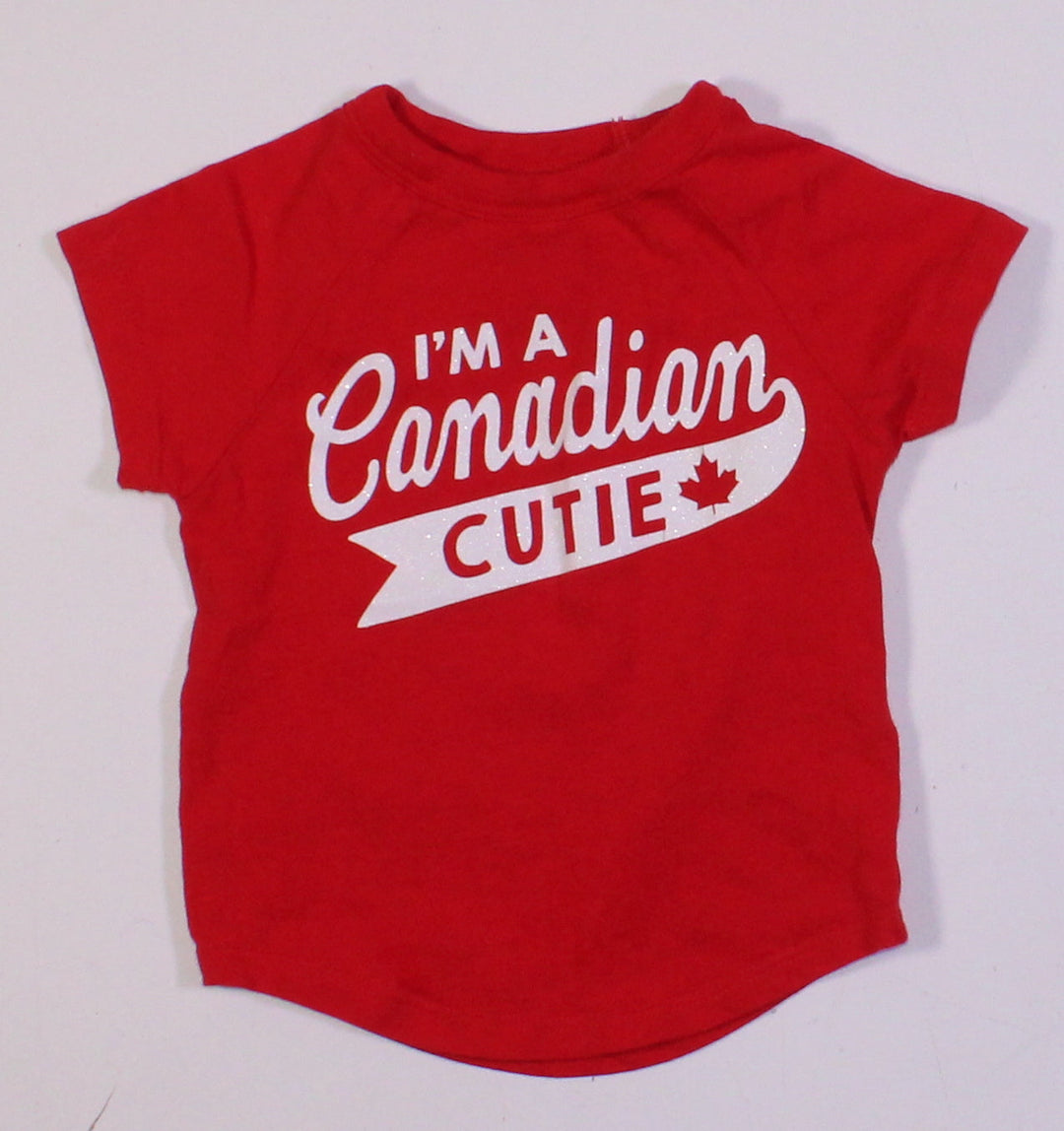 CARTERS CANDIAN CUTIE TEE 6M PRE-LOVED
