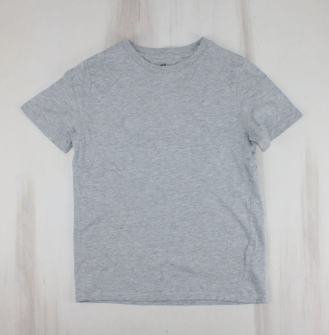 H&M GREY TSHIRT 12-14Y PRE-LOVED