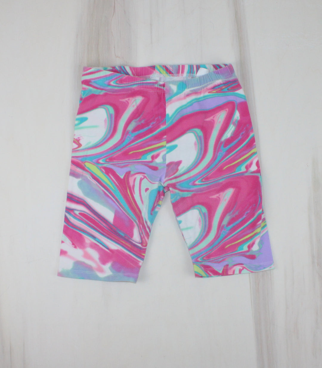 CHILDRENS PLACE BIKE SHORTS COLOURFUL 10/12Y VGUC