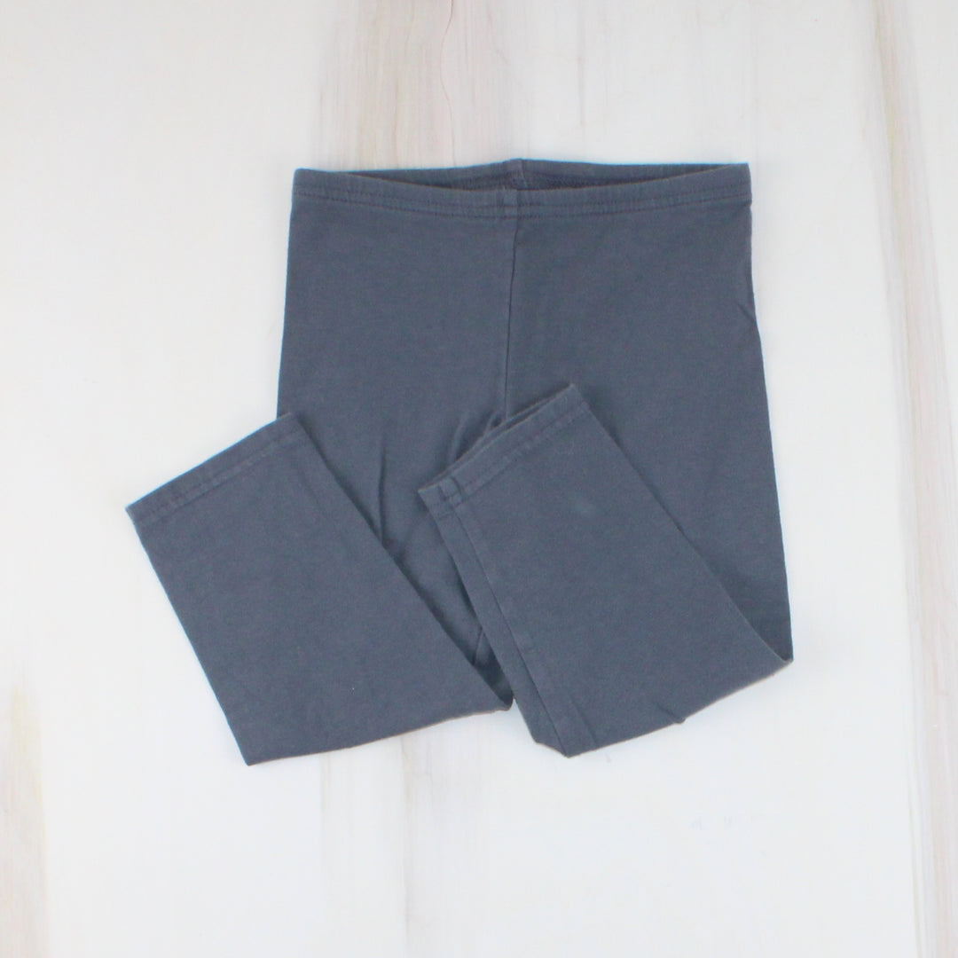 OLD NAVY GREY CAPRI LEGGINGS 6/7Y VGUC