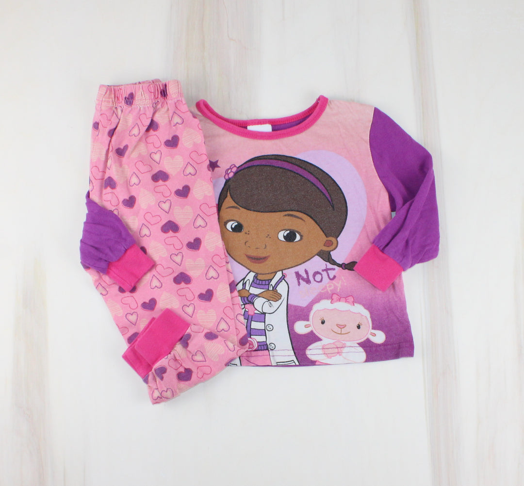 DISNEY DOC MCSTUFFINS PYJAMAS 2Y VGUC/GUC