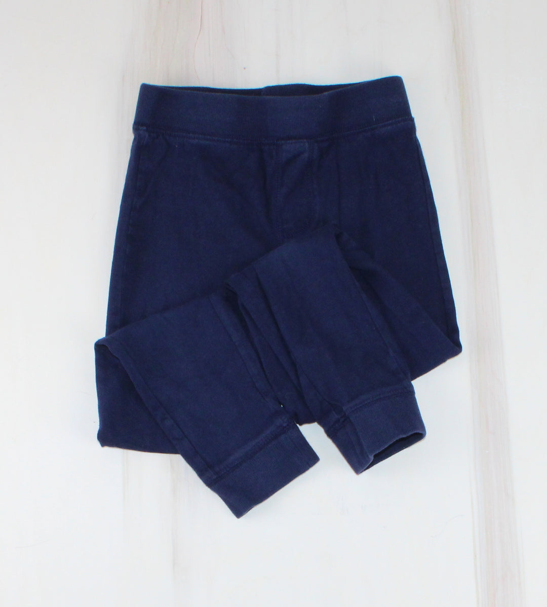 GEORGE NAVY TRACK PANTS 5Y EUC