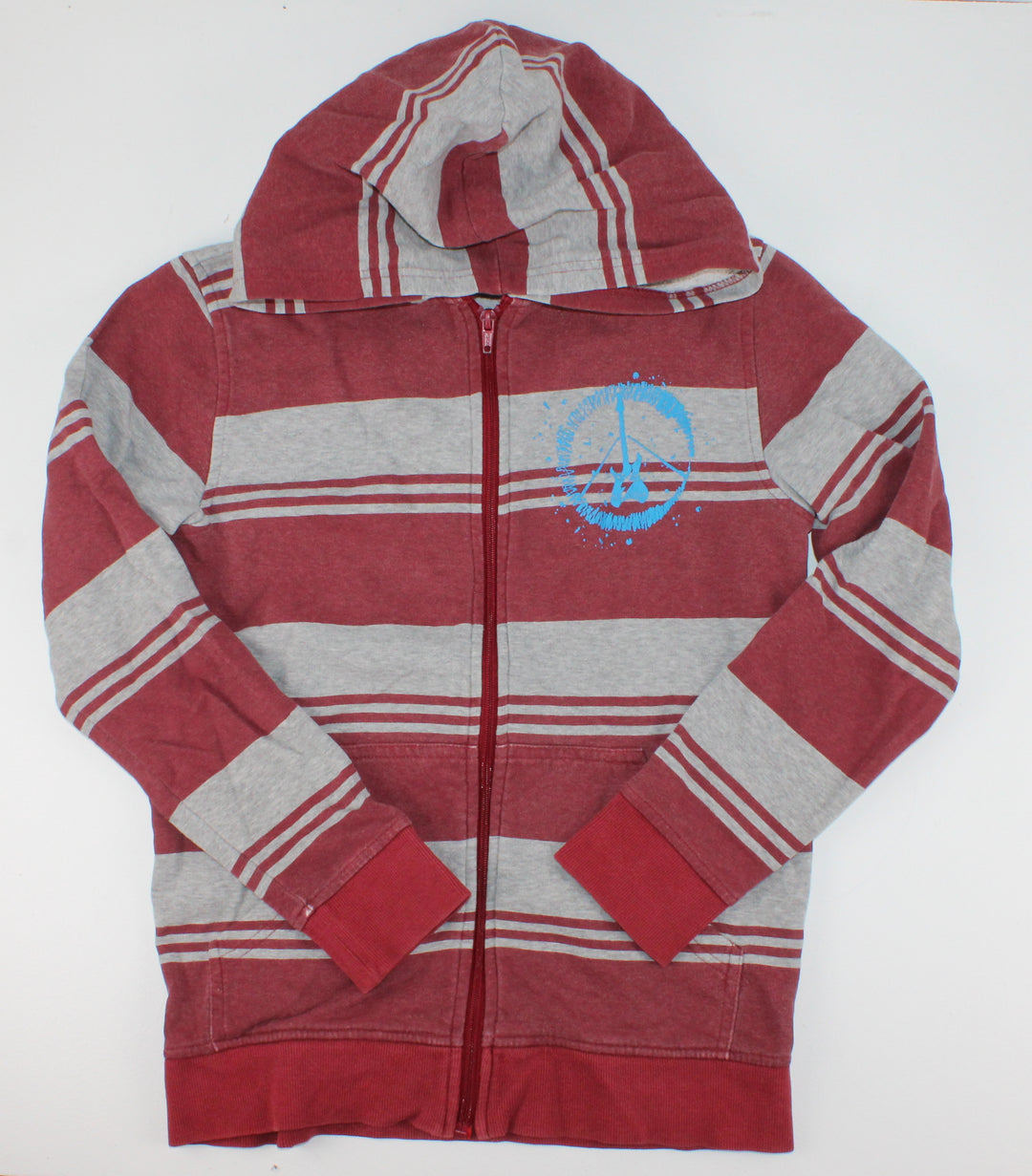 GEORGE MAROON & GREY SWEATER 10-12Y PRE-LOVED