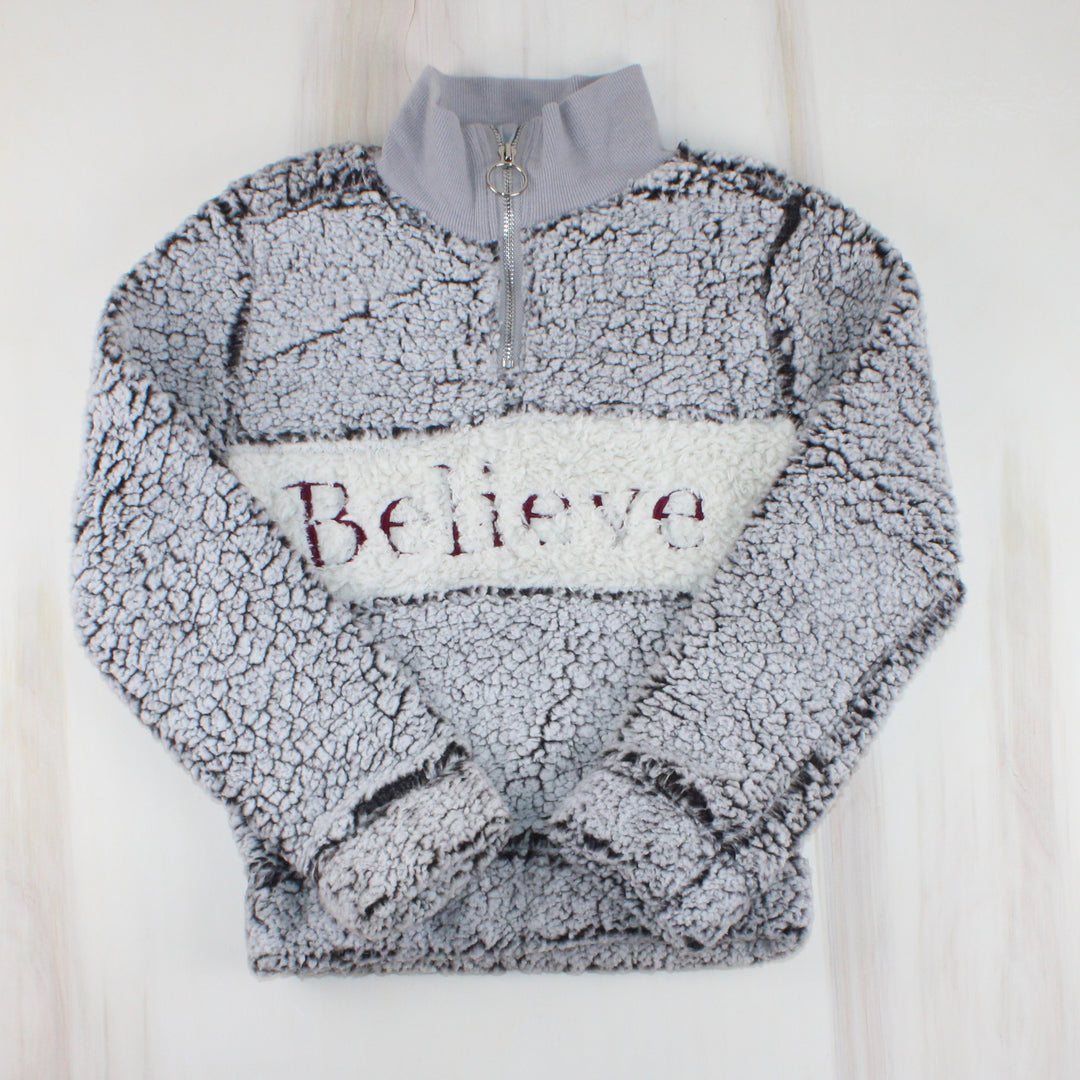 BELLA & BIRDIE SUPER SOFT PULLOVER 7/8Y PRE-LOVED