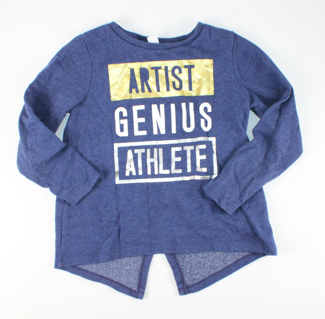 OLD NAVY BLUE SWEATSHIRT 8Y VGUC