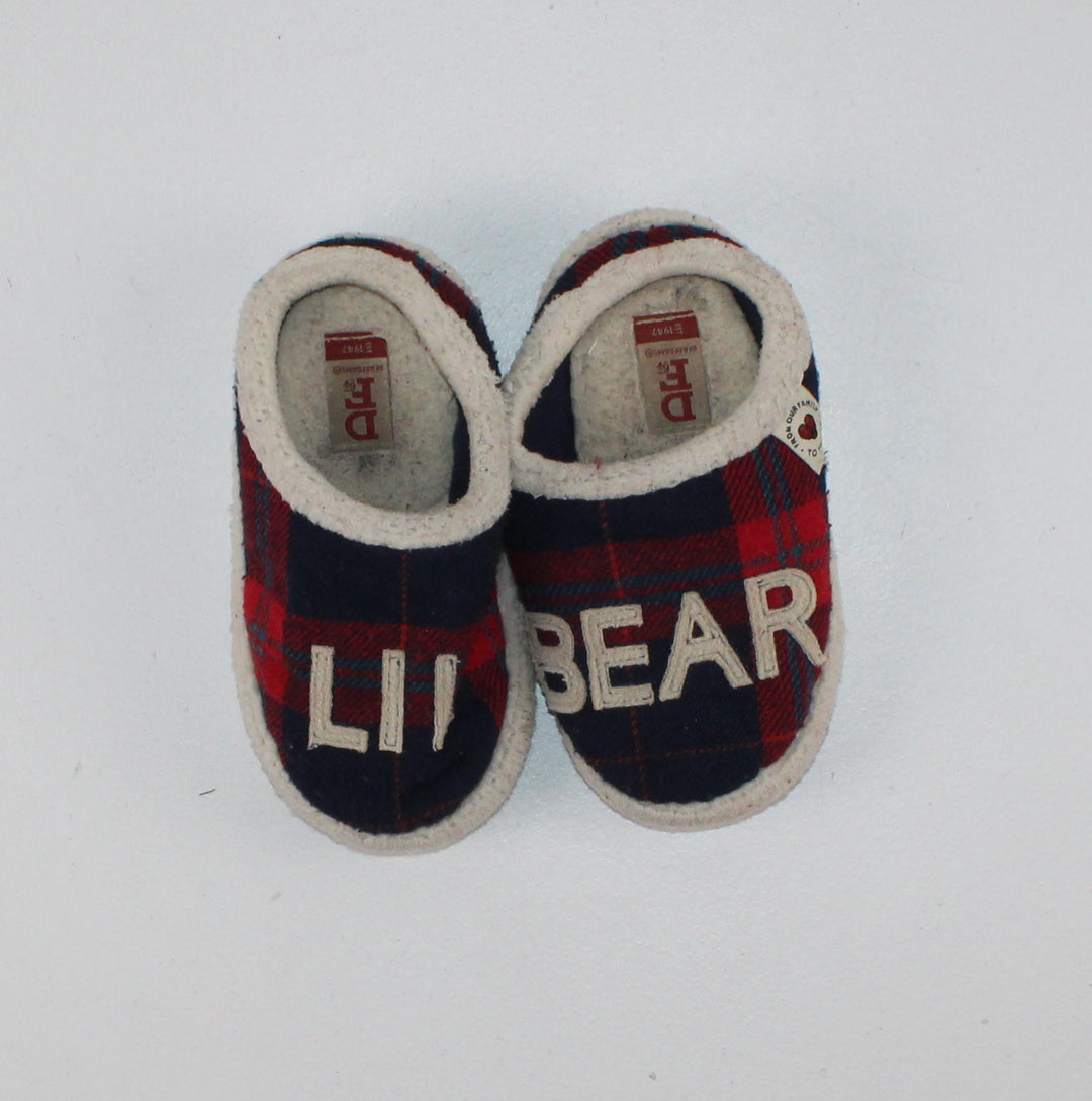 DEARFORMS "LIL BEAR" SLIPPERS 8-9 GUC