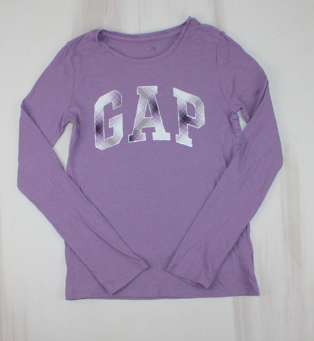 GAP LILAC LONG SLEEVE TOP YOUTH XL EUC