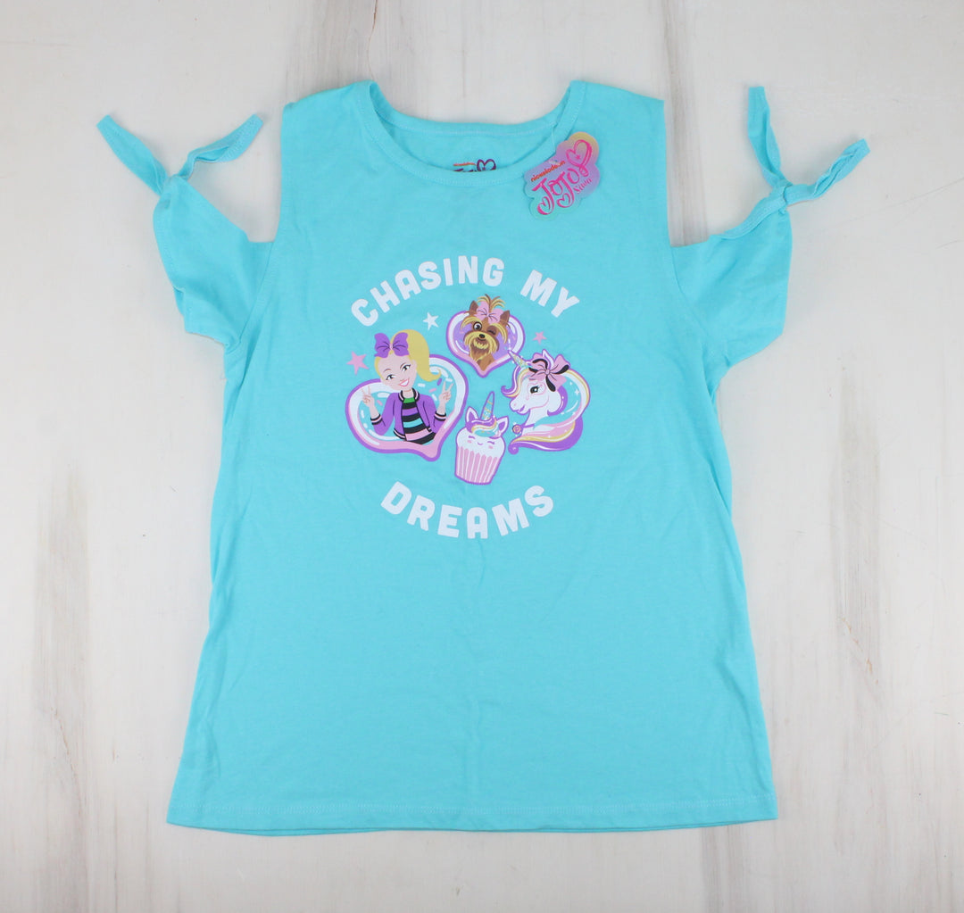 JO JO SIWA BLUE SHIRT 10-12Y NEW!