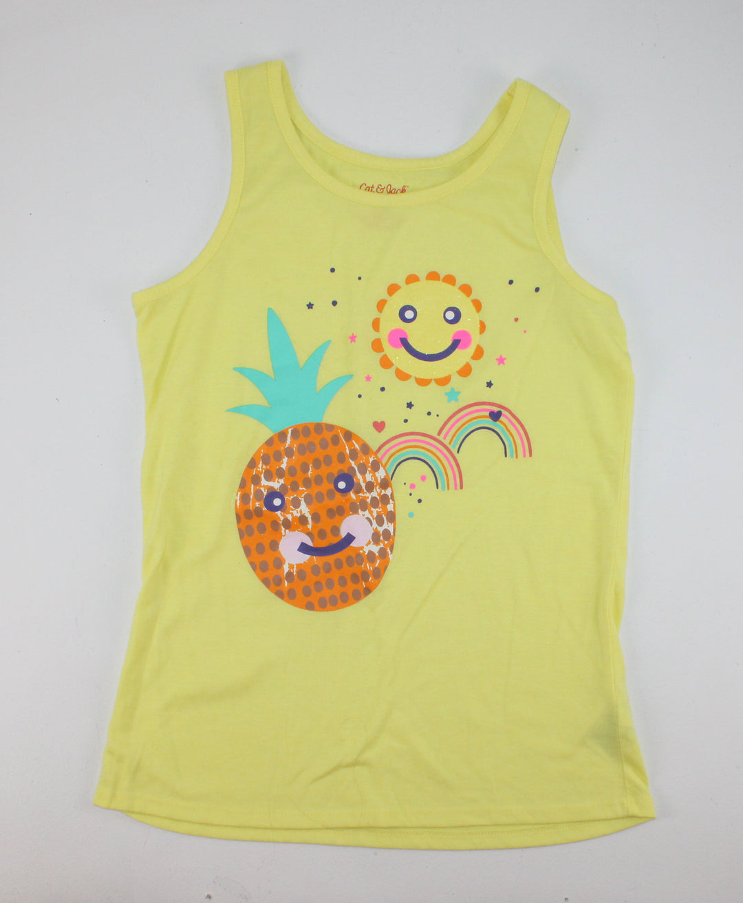 CAT N JACK YELLOW TOP 14/16Y PRE-LOVED
