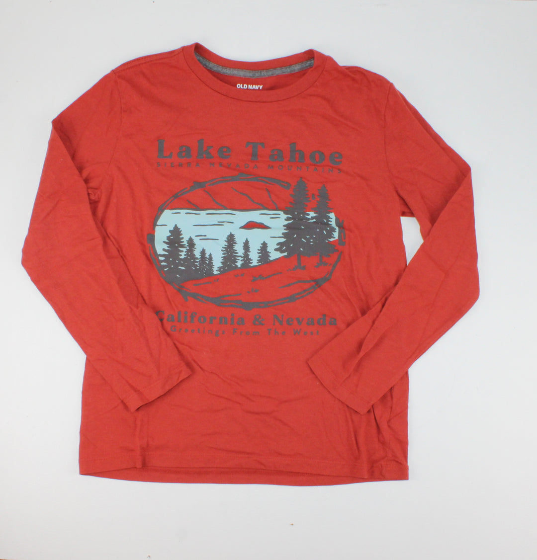 OLD NAVY LAKE TAHOE LONG SLEEVE TOP 14-16Y PRE-LOVED