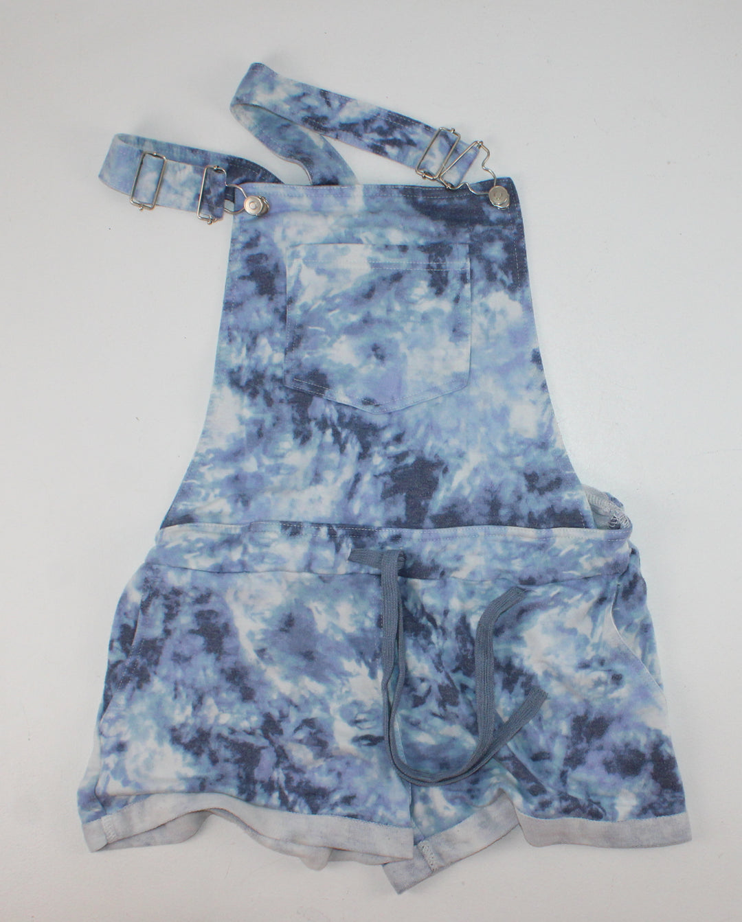 FULL CIRCLE TRENDS TIE DYE SHORTALLS YMEDIUM PRE-LOVED