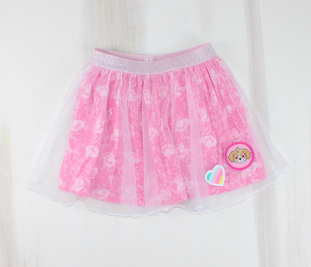 PAW PATROL SKYE SKIRT WITH TULLE 4Y PRE-LOVED