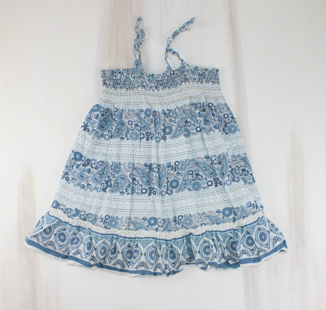 JOE FRESH BLUE SUNDRESS 4Y VGUC