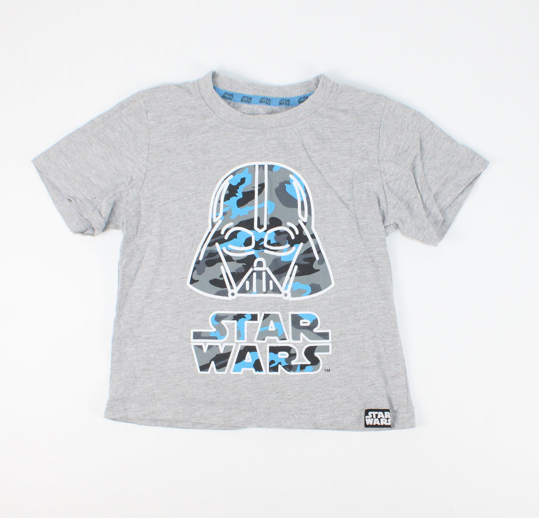 STAR WARS GREY TSHIRT 5Y PRE-LOVED