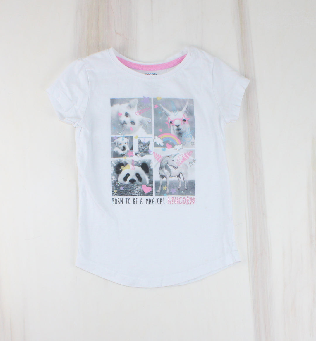 GEORGE BORN TO BE MAGICAL TSHIRT 4-5Y PRE-LOVED