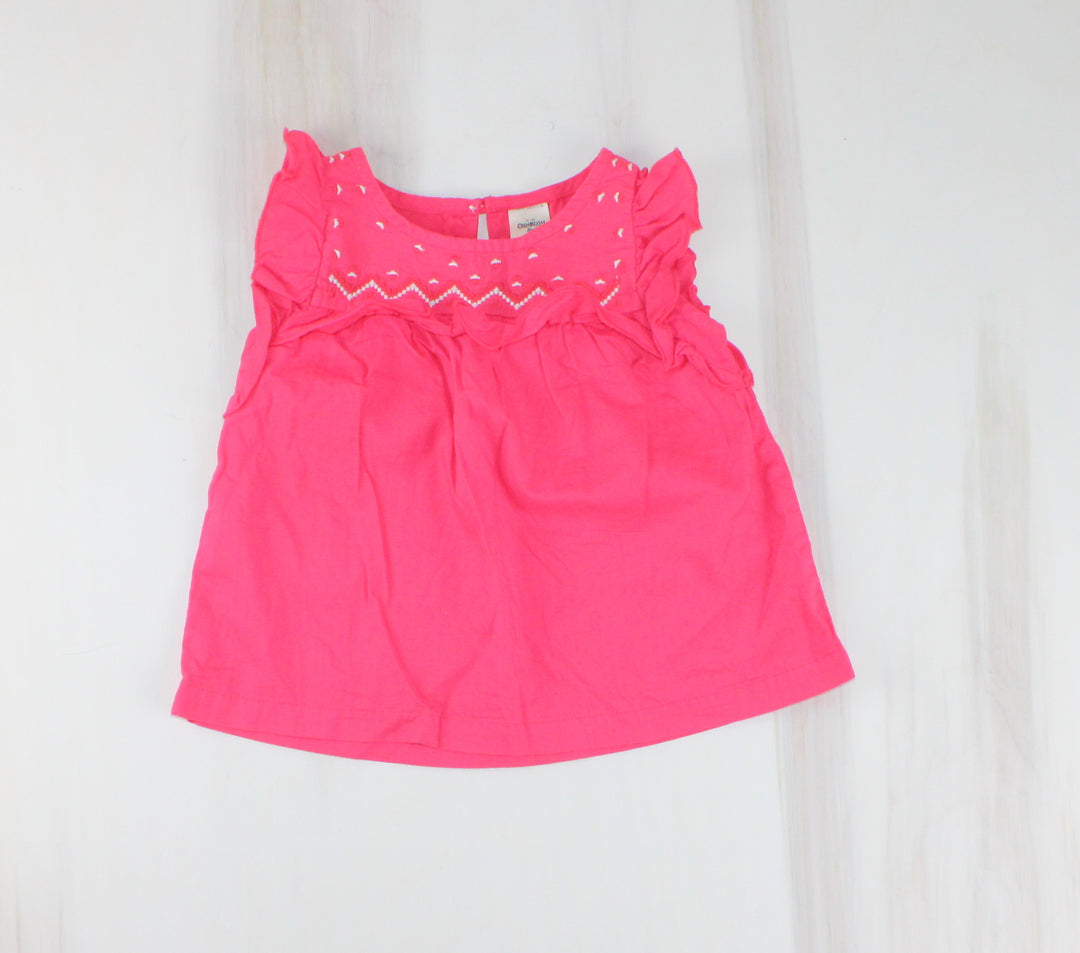 OSH KOSH CORAL TOP 18M PRE-LOVED