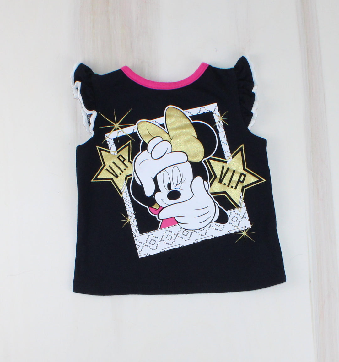 DISNEY MINNIE MOUSE VIP TOP 18M EUC