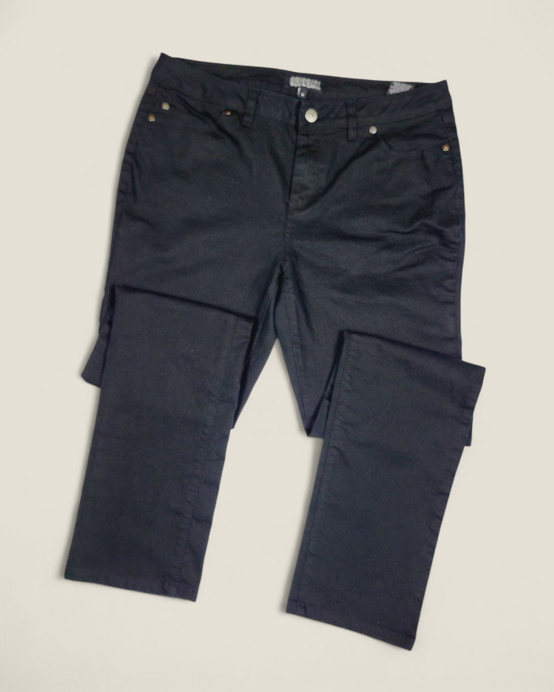 NICOLE MILLER ORIGINAL BLACK JEANS LADIES SIZE 10 PRE-LOVED