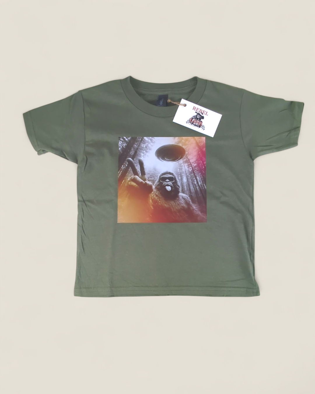 Rebel Lane Apparel Co. Bigfoot Youth Top (Green)