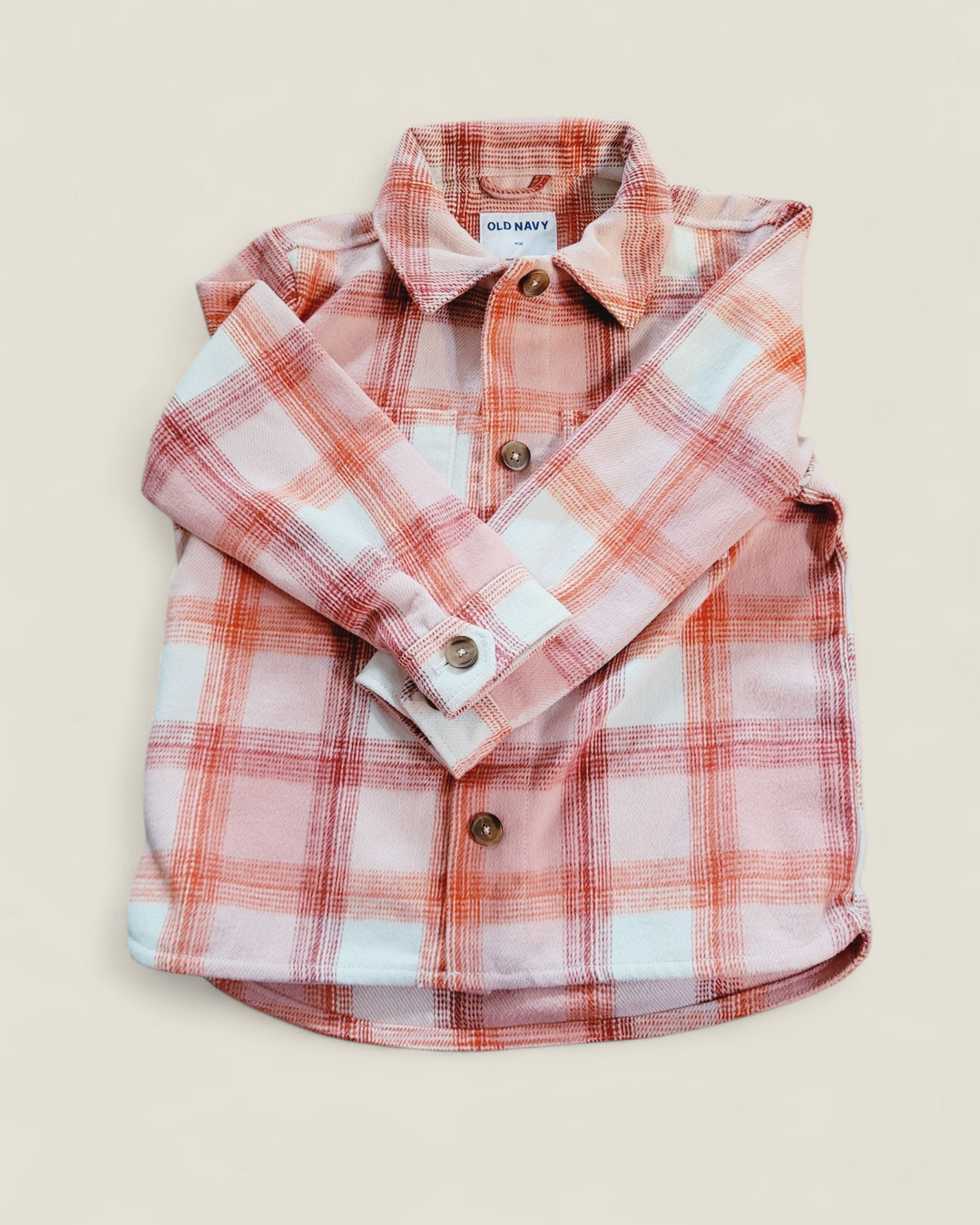 OLD NAVY PLAID JACKET 8Y PRE-LOVED