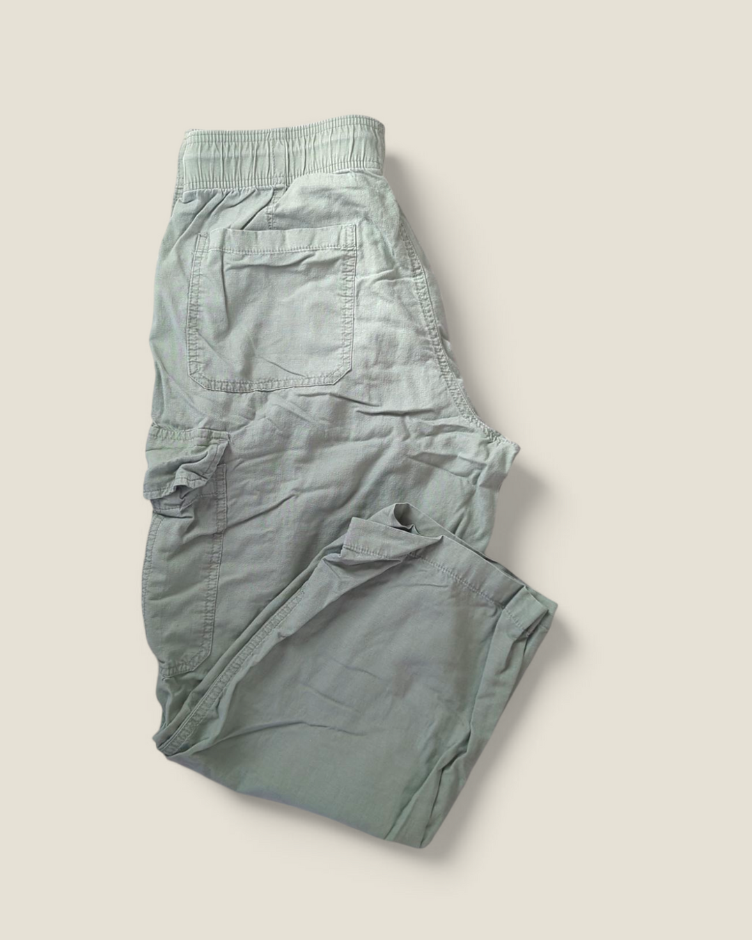 LUCKY BRAND GREEN CARGO LIGHT PANTS LADIES SMALL PRE-LOVED