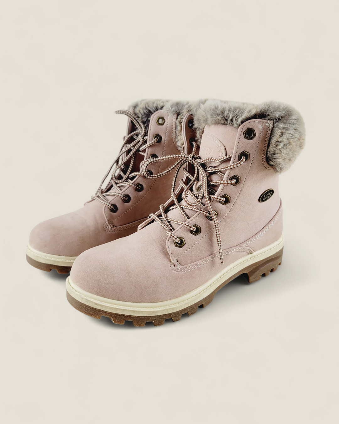 LUGZ PINK BOOTS LADIES SIZE 8 PRE-LOVED