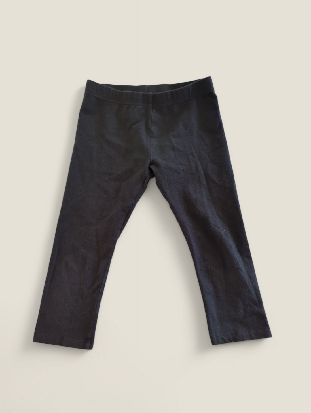 GEORGE BLACK CAPRI LEGGINGS 7/8Y PRE-LOVED