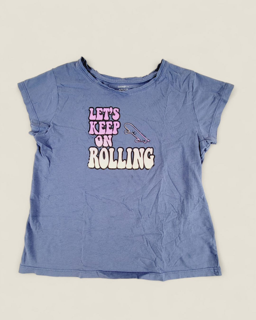 GEORGE KEEP ON ROLLING TEE 14-16Y PRE-LOVED