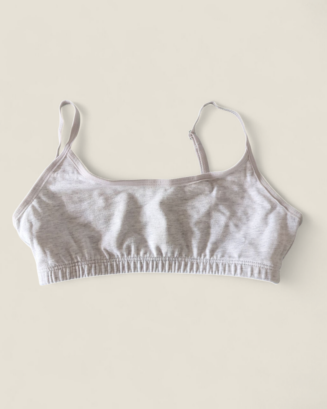 CHILDRENS PLACE LIGHT GREY BRALETTE 7/8Y PRE-LOVED
