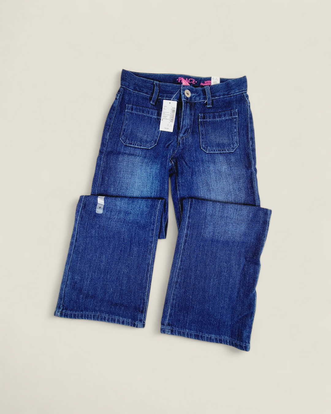 CHILDRENS PLACE WIDE LEG JEANS 8Y PRE-LOVED (WITH TAGS)