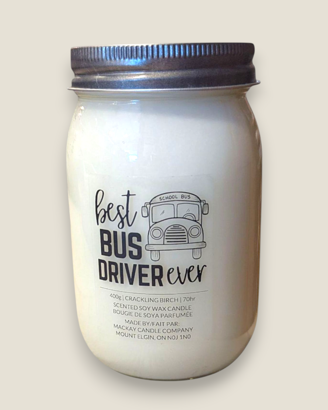 Mackay Candle Company, Signature Collection- Best Bus Driver Ever