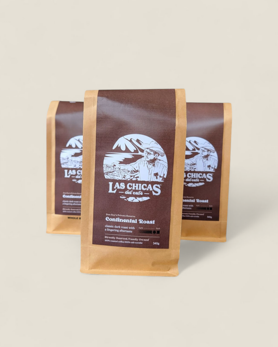 Las Chicas Del Cafe, Continental Roast (Ground & Whole Bean)