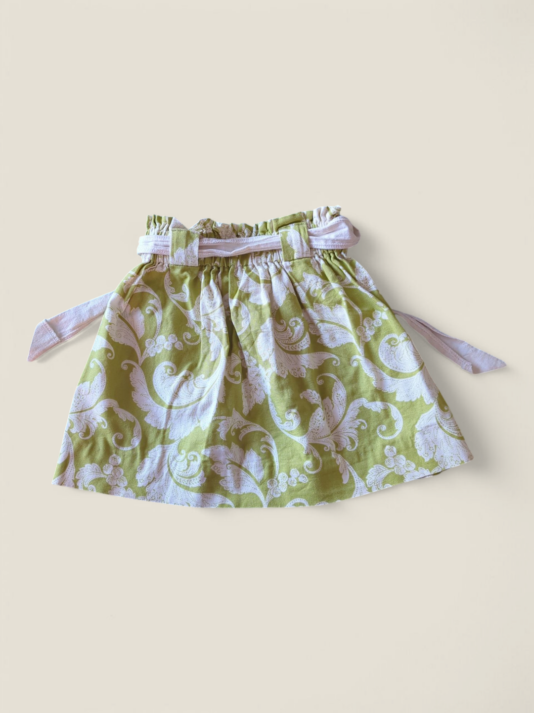 BRECCAN & BLYTHE GREEN SKIRT APPROX 3Y PRE-LOVED