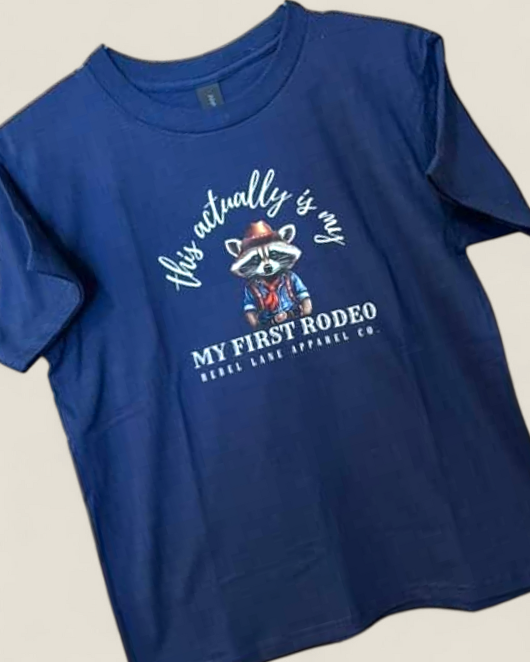 Rebel Lane Apparel Co. First Rodeo Youth Top (Navy)