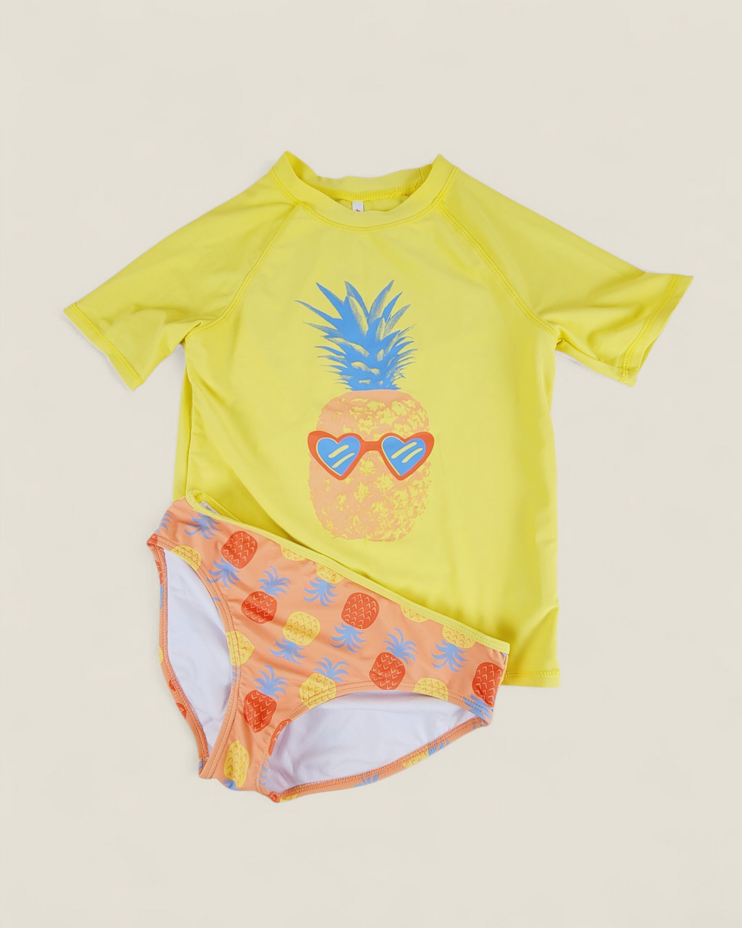 JOE FRESH PINAPPLE SWIMSUIT 10-12Y PRE-LOVED