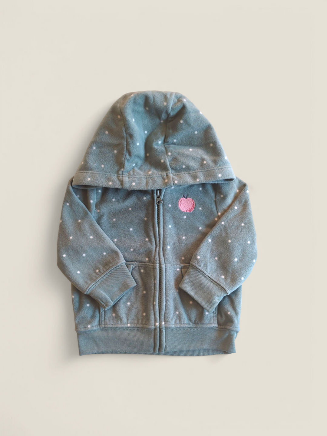 CARTERS APPLE SWEATER FLEECE 0-3M PRE-LOVED