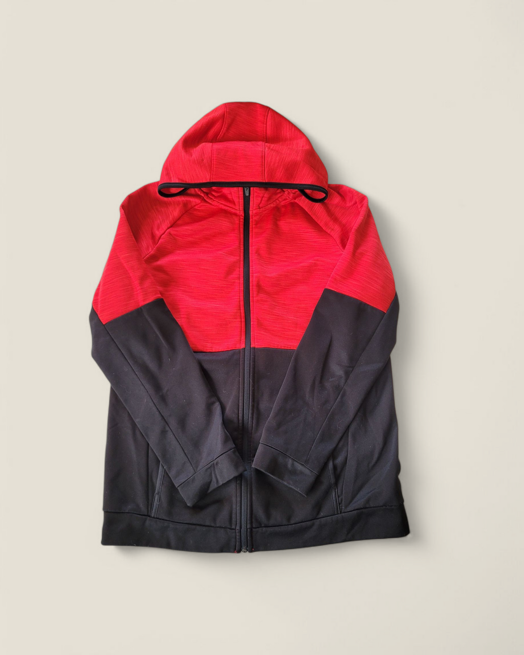 OLD NAVY ATHLETIC SWEATER RED/BLACK 14Y PRE-LOVED