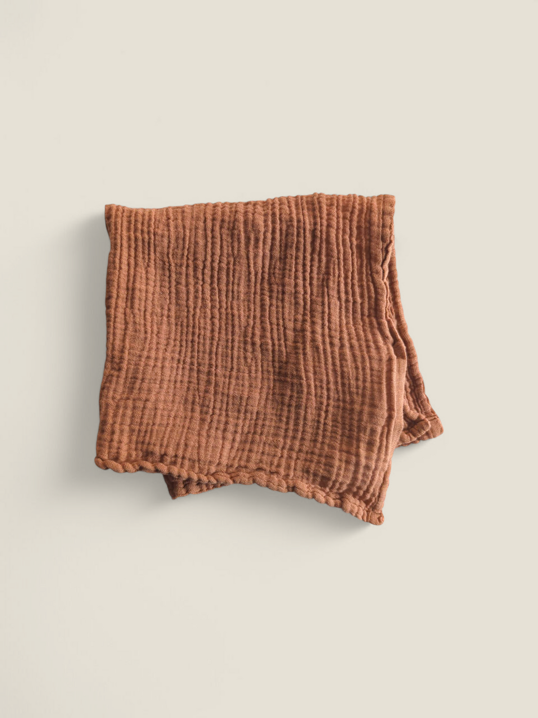 H&M HOME MUSLIN RUST LOVEY PRE-LOVED