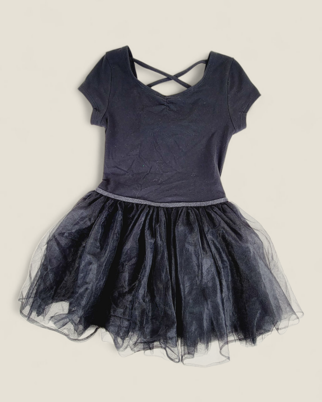 GEORGE BLACK DRESS 10-12Y PRE-LOVED
