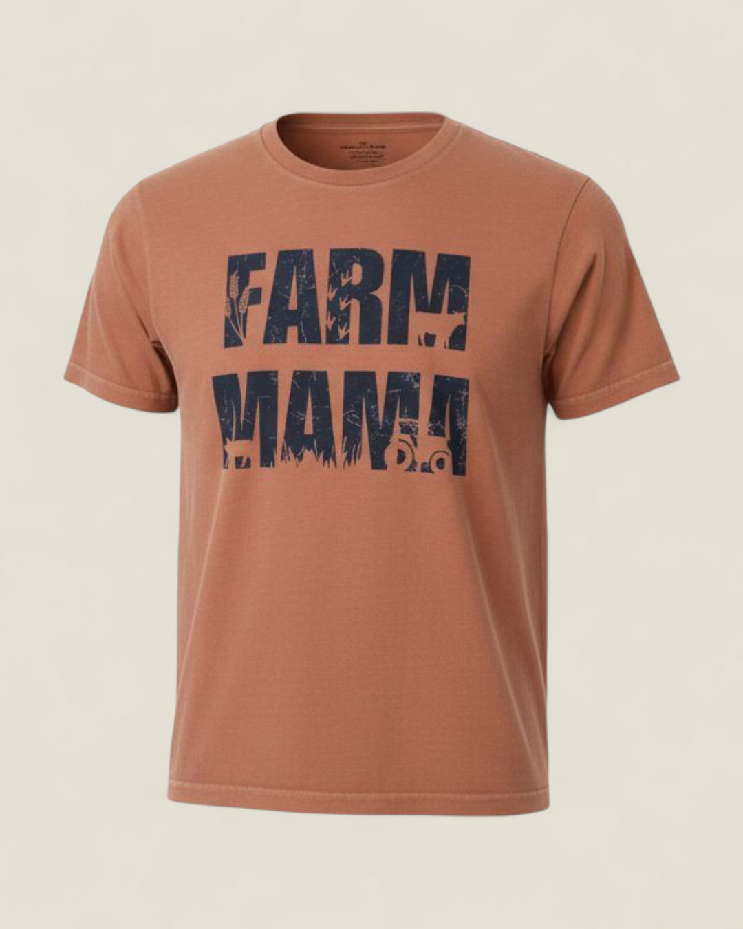 June & Co Designs, Farm Mama Orange Tee