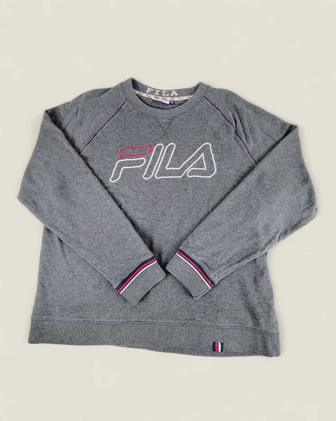 FILA GREY CREWNECK SWEATER ADULT XL PRE-LOVED