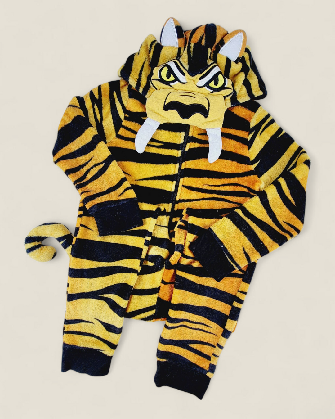 FUNZIE ONSIE TIGER COSTUME 7-8Y PRE-LOVED