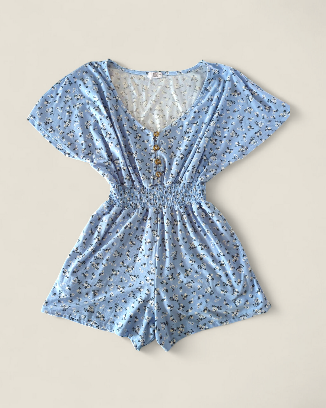 ARDENES BLUE FLORAL ROMPER LADIES XS PRE-LOVED