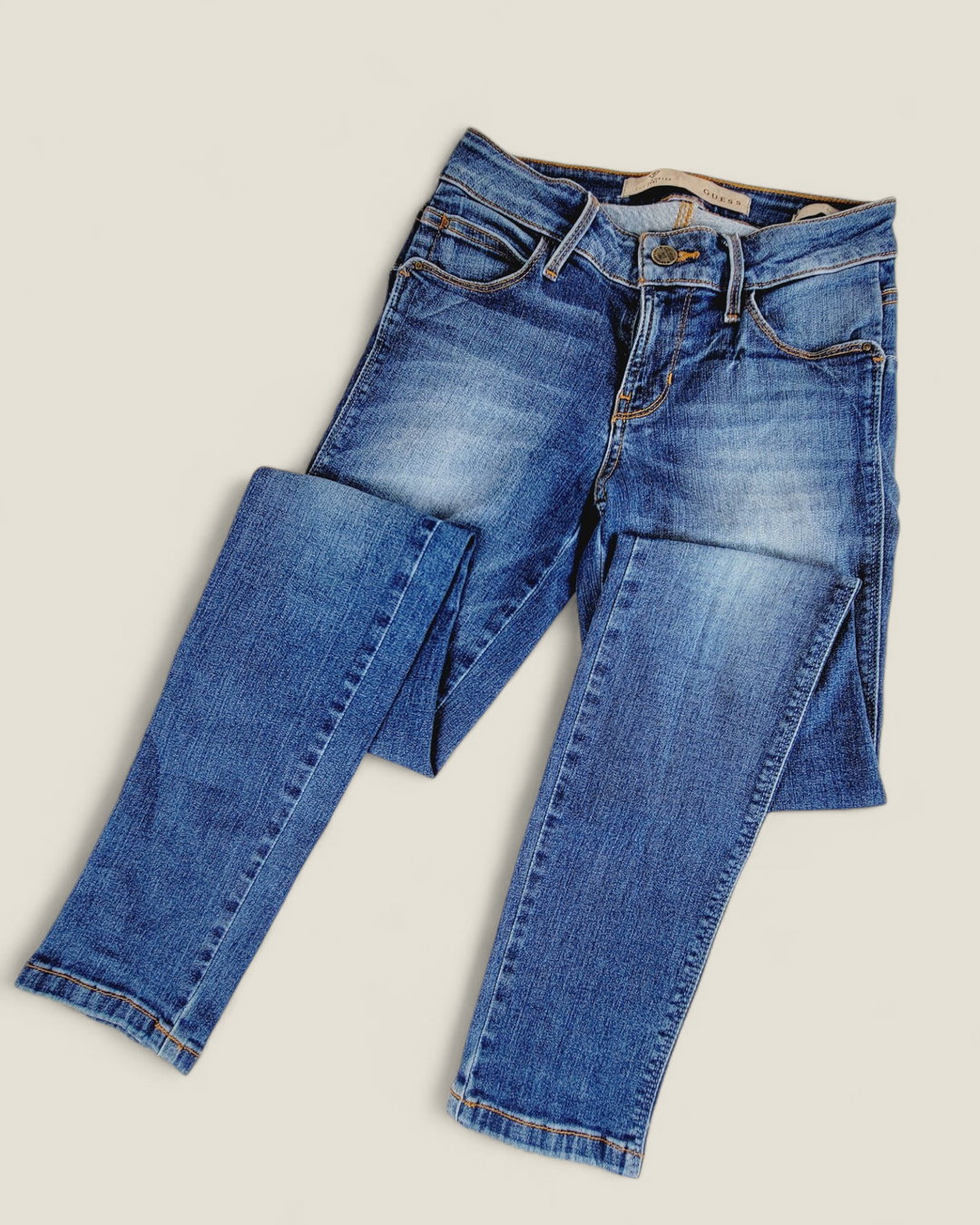GUESS CURVE X STRETCH JEANS LADIES 23 WAIST PRE-LOVED