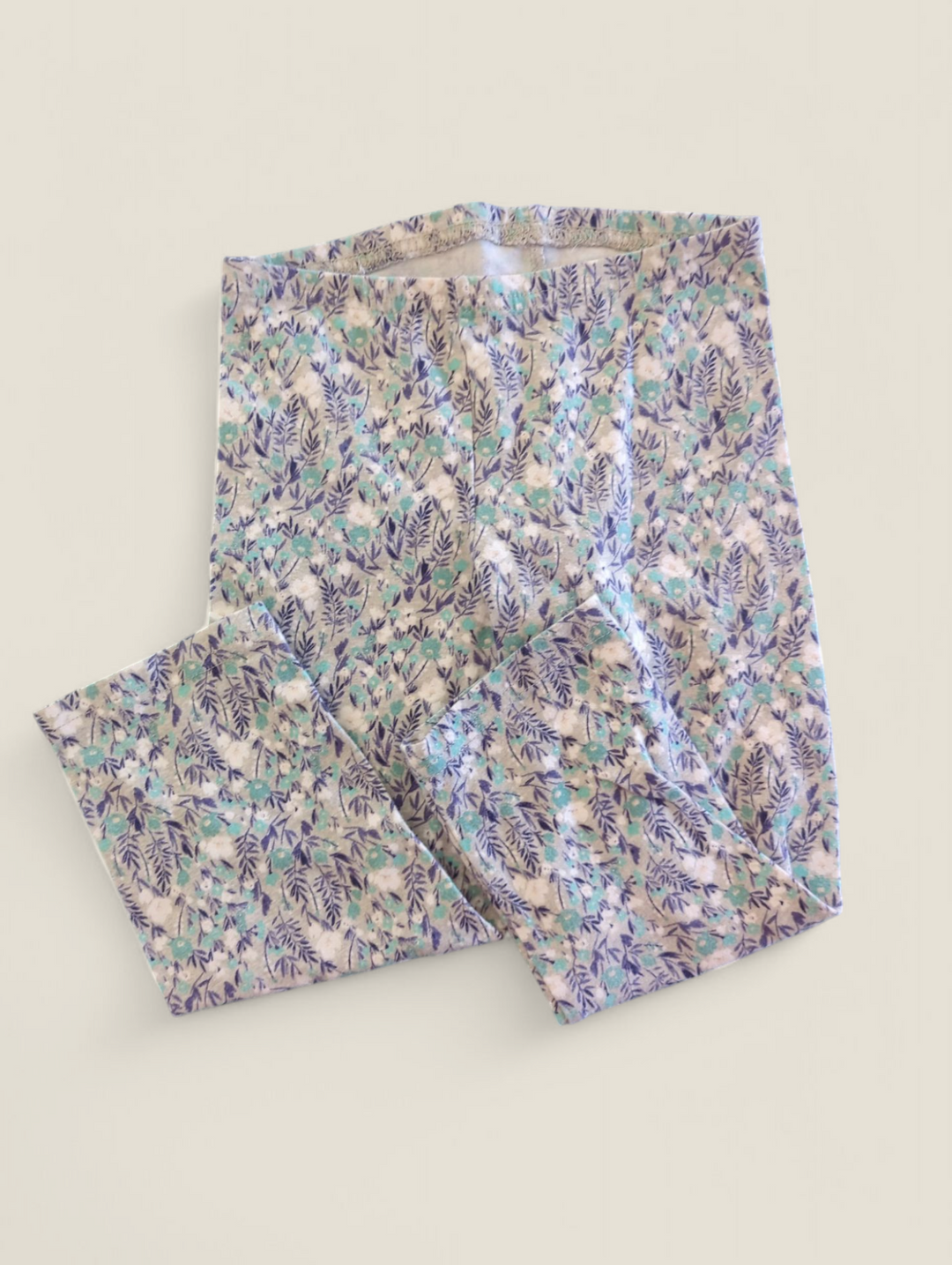 OLD NAVY FLORAL CAPRI LEGGINGS 6/7Y PRE-LOVED