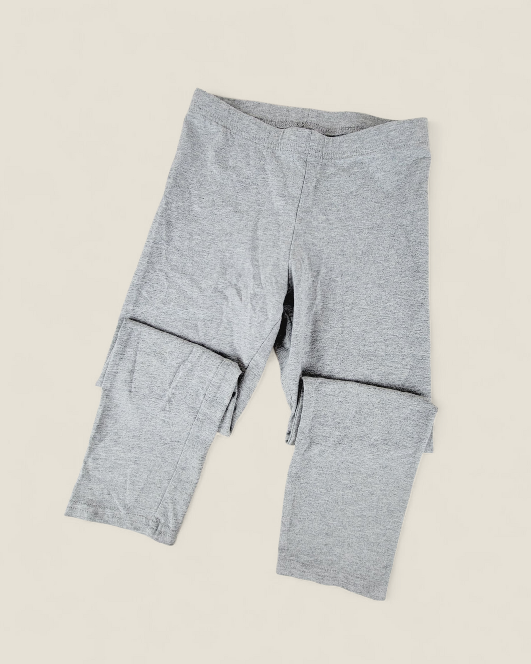 OLD NAVY GREY CAPRIS LEGGINGS GIRLS 10-12Y PRE-LOVED