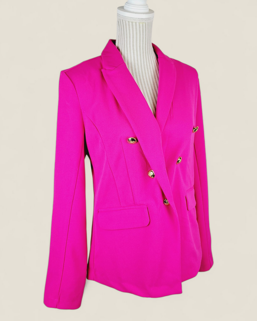 SOHO APPAREL PINK BLAZER LADIES SMALL PRE-LOVED (WITH TAG)